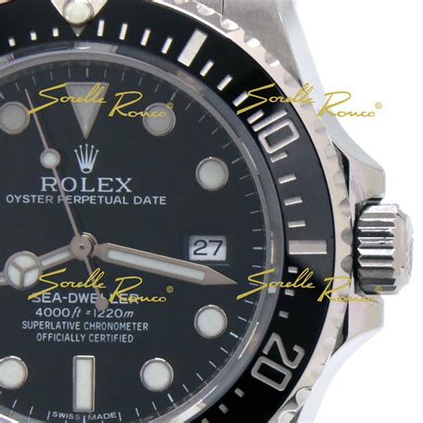 rolex sea-dweller ghiera ceramica|rolex sea dweller 4000 prezzo.